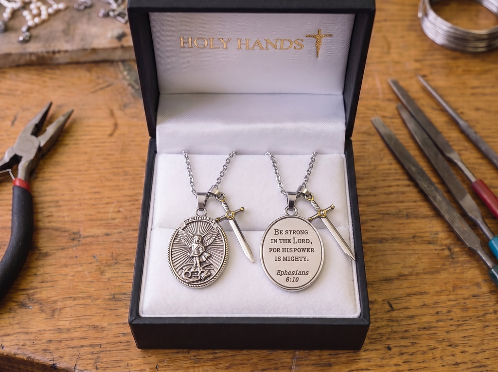 The St. Michael Necklace — Father Gabriel's Final Collection