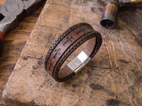The Leather Cross Bracelet — Father Gabriel's Final Collection