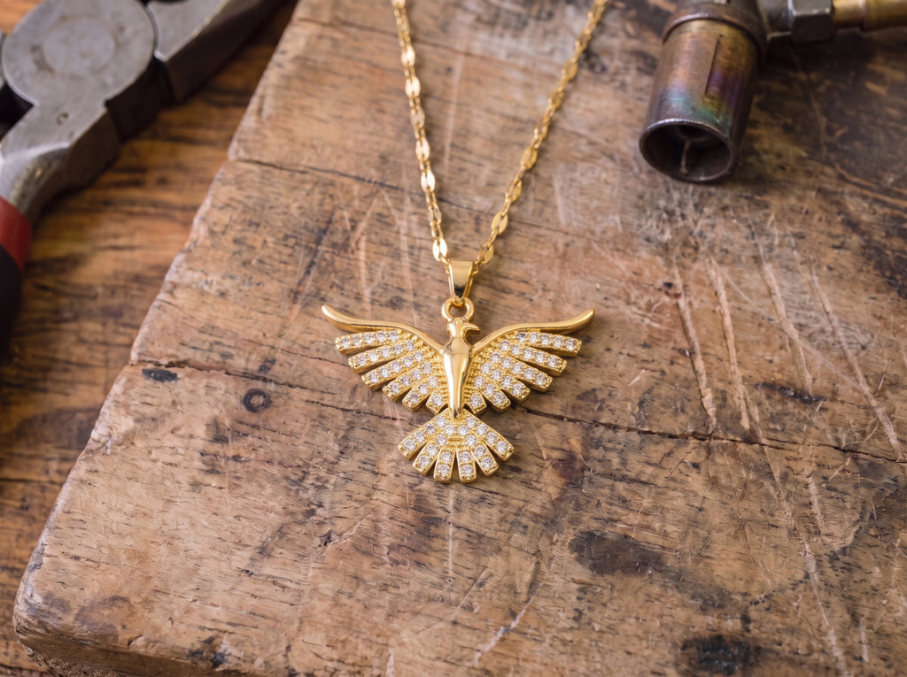 The Holy Spirit Dove Necklace — Father Gabriel's Final Collection