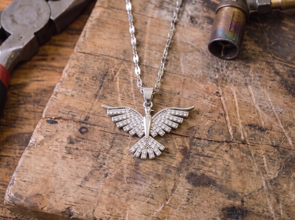 The Holy Spirit Dove Necklace — Father Gabriel's Final Collection