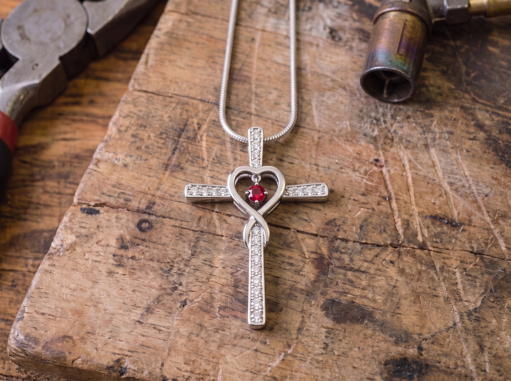 The Birthstone Cross — Father Gabriel's Final Collection