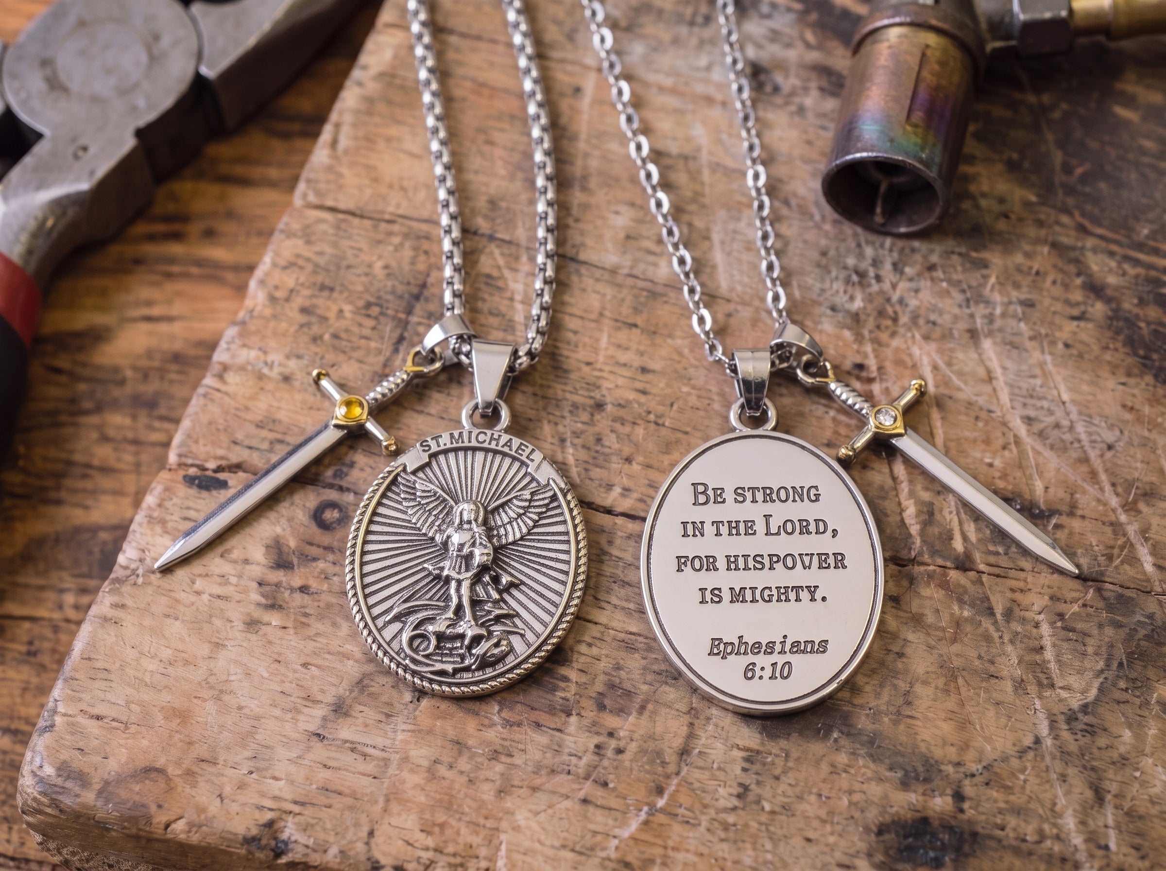 The St. Michael Necklace — Father Gabriel's Final Collection