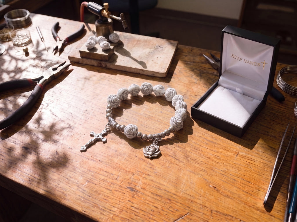 The White Rose Rosary — Father Gabriel's Final Collection